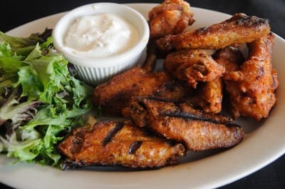 At Grill 603 in MIlford, NH we have delicious buffalo wings among other appetizers.